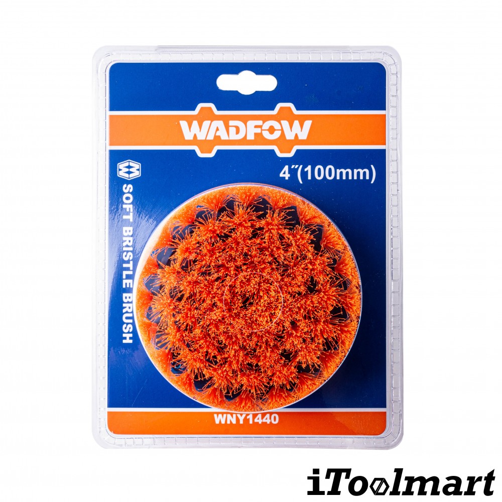 หัวแปรงขัดต่อสว่าน แบบนุ่ม WADFOW WNY1440 ขนาด 4 นิ้ว 