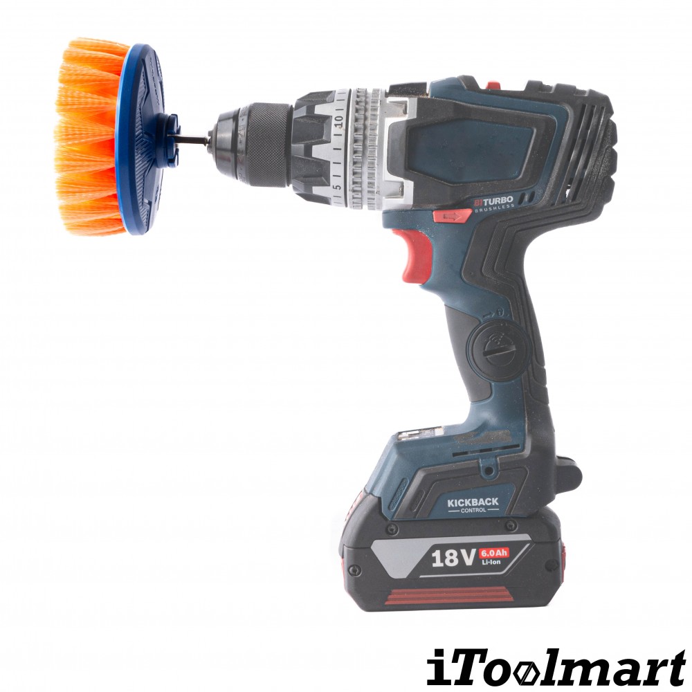 หัวแปรงขัดต่อสว่าน แบบนุ่ม WADFOW WNY1440 ขนาด 4 นิ้ว 