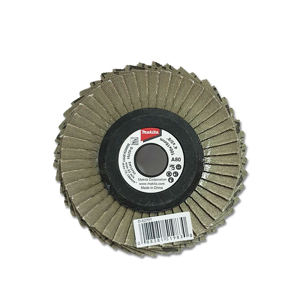 กระดาษทรายซ้อน MAKITA D 62701 แบบเรียบ ขนาด 4 นิ้ว A80