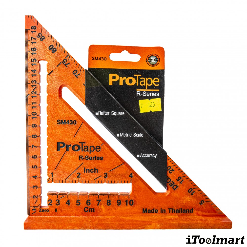 สเกลเมตริก PROTAPE SM430 ฉากสามเหลี่ยม ความยาว 220 มม 