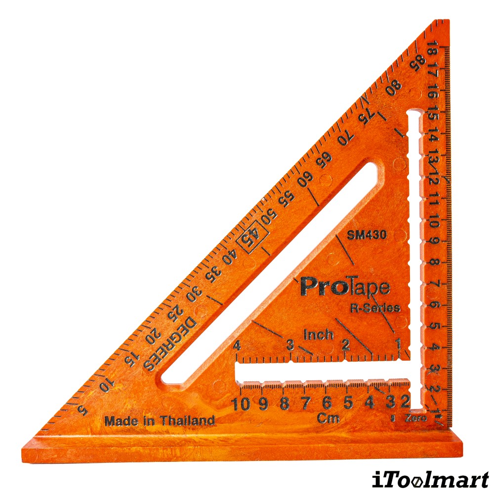 สเกลเมตริก PROTAPE SM430 ฉากสามเหลี่ยม ความยาว 220 มม 