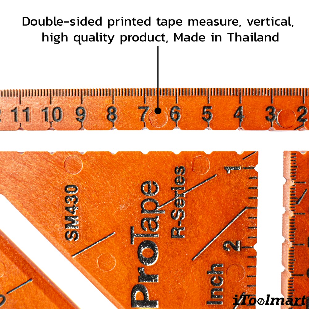 สเกลเมตริก PROTAPE SM430 ฉากสามเหลี่ยม ความยาว 220 มม 