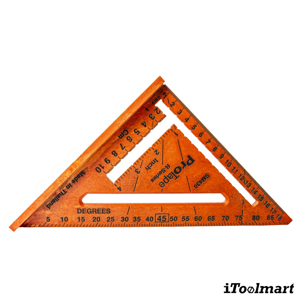 สเกลเมตริก PROTAPE SM430 ฉากสามเหลี่ยม ความยาว 220 มม 