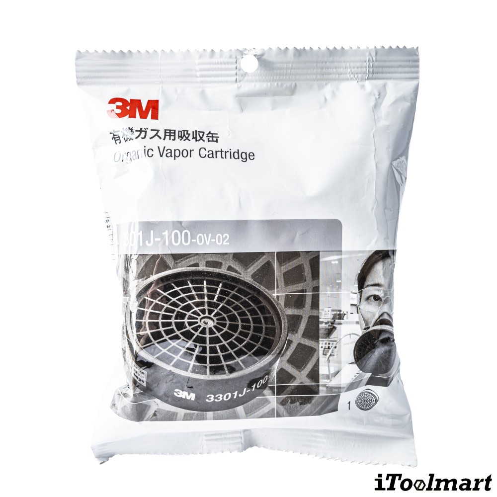 ตลับกรอง 3M 3301J 100 ตลับกรองไอระเหยสารอินทรีย์ 7010612865
