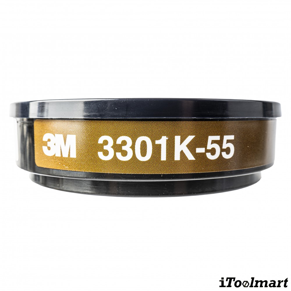 ตลับกรอง 3M 3301K 55 ตลับกรองไอระเหยสารตัวทำละลาย 7000008816