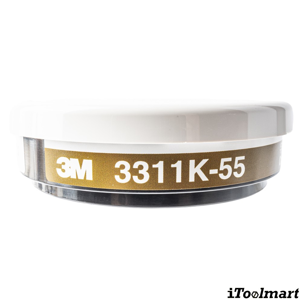 ตลับกรอง 3M 3311K 55 ตลับกรองไอระเหยสารตัวทำละลาย ขนาด 55 ซี ซี  7000008817