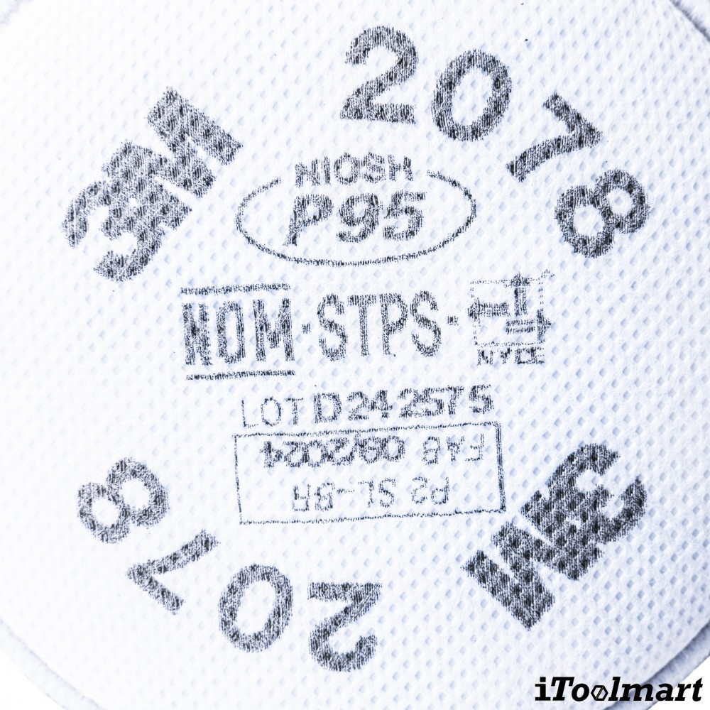 แผ่นกรอง 3M 2078 สำหรับกรองฝุ่น ละออง ฟูมโลหะ ไอระเหย สารตัวทำละลายและไอกรด ระดับเจือจาง  P95   2ชิ้น 