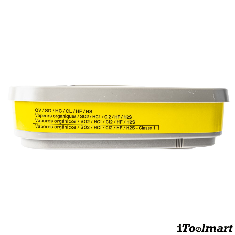 ตลับกรอง 3M 6003 ตลับกรองไอระเหยสารตัวทำละลาย และไอกรด  2ชิ้น 
