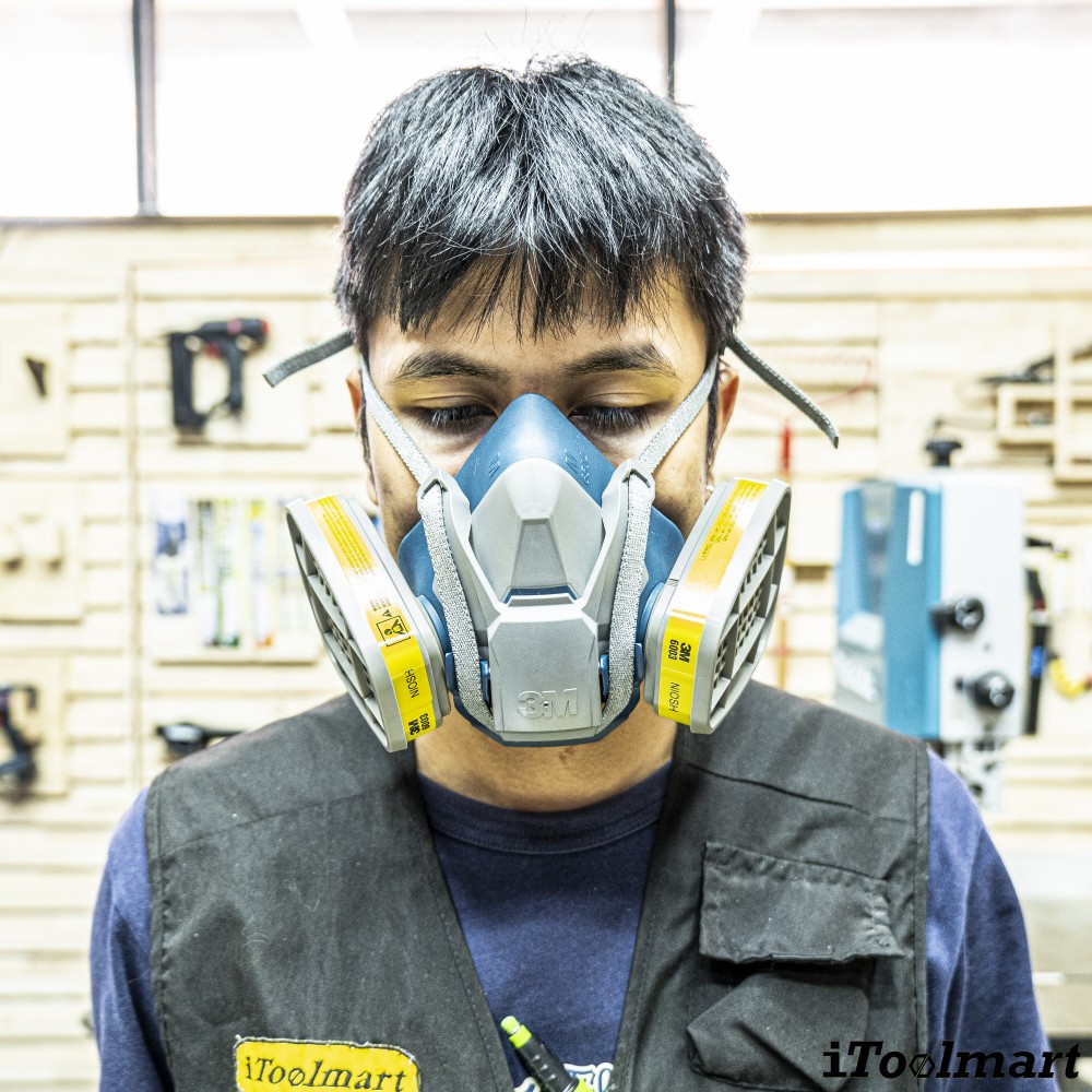 ตลับกรอง 3M 6003 ตลับกรองไอระเหยสารตัวทำละลาย และไอกรด  2ชิ้น 