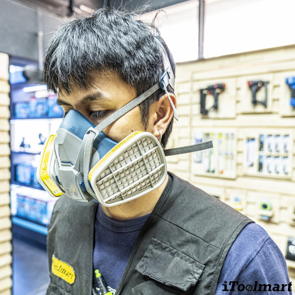 ตลับกรอง 3M 6003 ตลับกรองไอระเหยสารตัวทำละลาย และไอกรด  2ชิ้น 