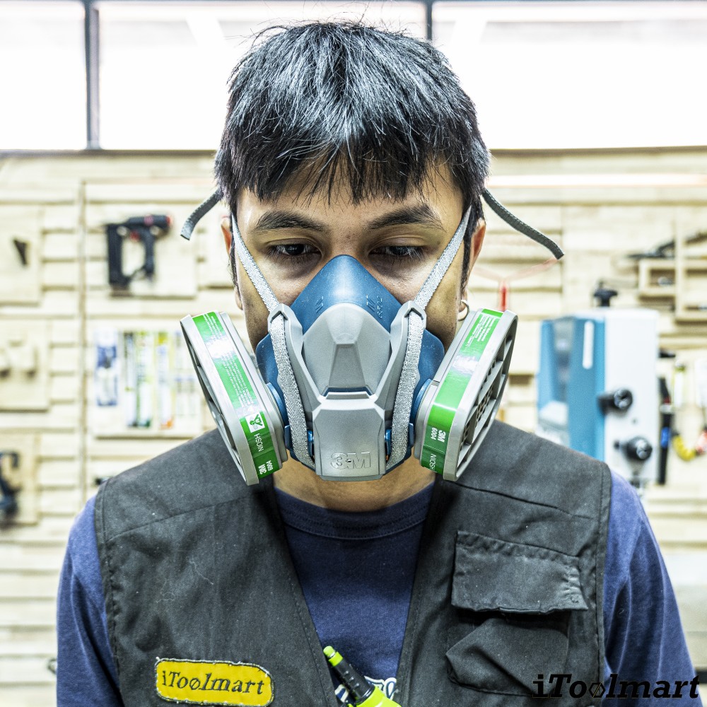 ตลับกรอง 3M 6004 ตลับกรองไอแอมโมเนียและไอเมทิลลามีน ไส้กรองคู่  2ชิ้น 