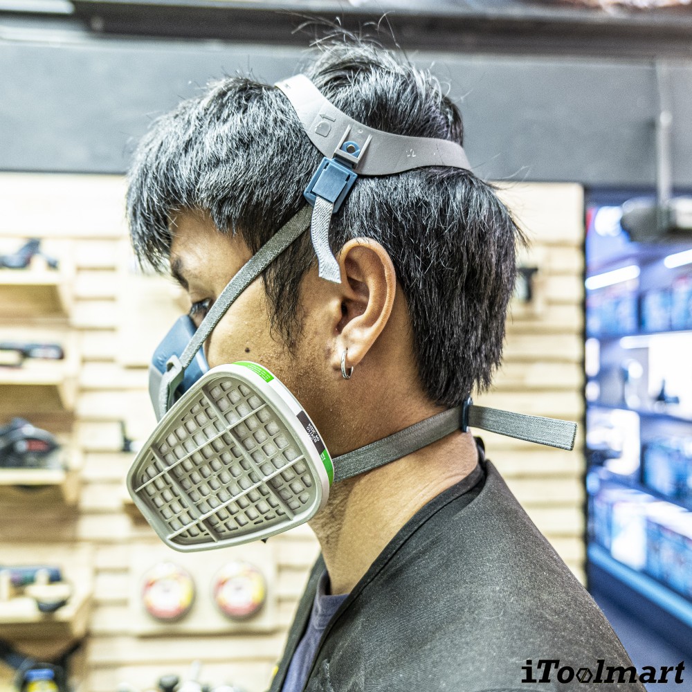 ตลับกรอง 3M 6004 ตลับกรองไอแอมโมเนียและไอเมทิลลามีน ไส้กรองคู่  2ชิ้น 