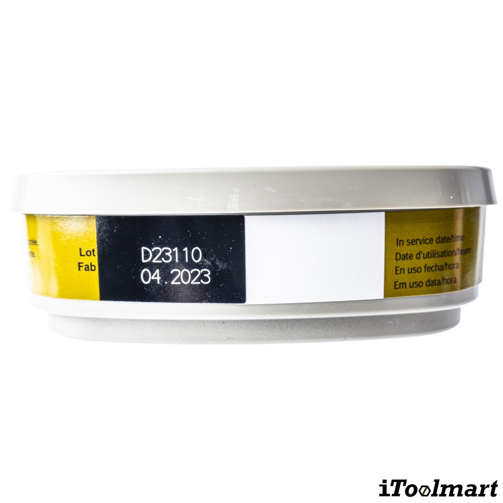 ตลับกรอง 3M 6006 ตลับกรองป้องกันไอระเหยสารตัวทำละลาย กรดแก๊ส ไอฟอร์มัลดีไฮด์ และไอแอมโมเนีย  2ชิ้น 