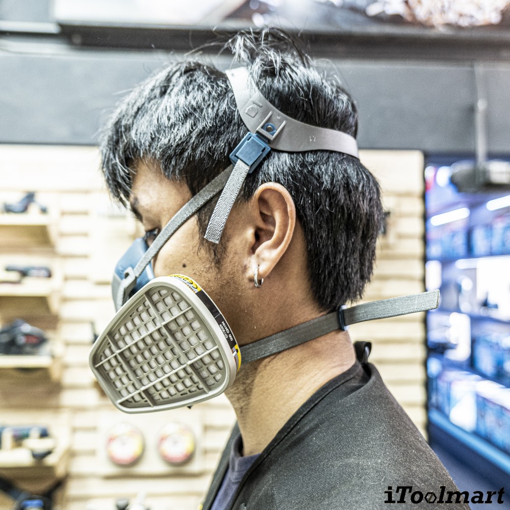 ตลับกรอง 3M 6057 ตลับกรองไอระเหยสารตัวทำละลายและกรดแก๊ส  A1B1E1  2ชิ้น 