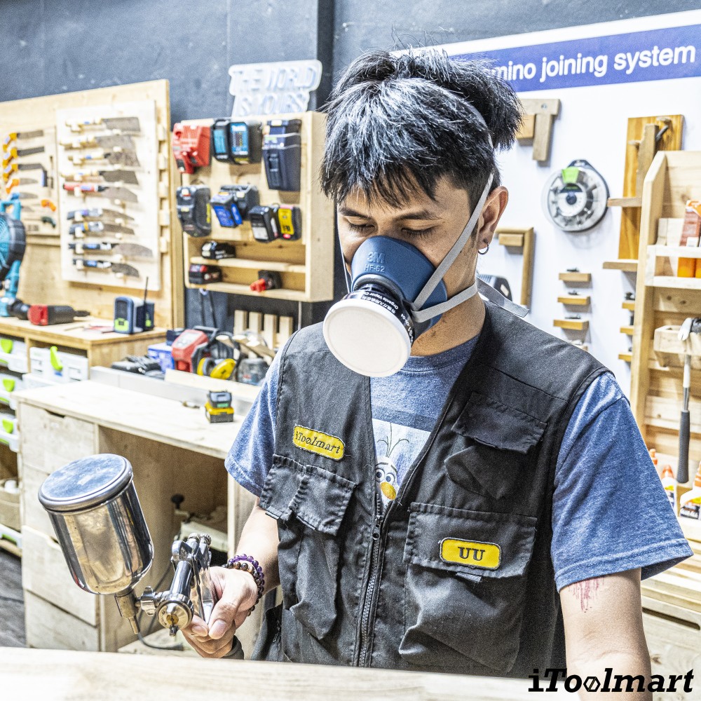 หน้ากากกันสารเคมี 3M HF 52 หน้ากากไส้กรองเดี่ยว ขนาดกลาง ใหญ่