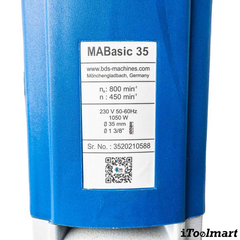สว่านแท่นแม่เหล็ก BDS MABASIC 35 ขนาด 35 มม  กำลังไฟ 1050W 230V
