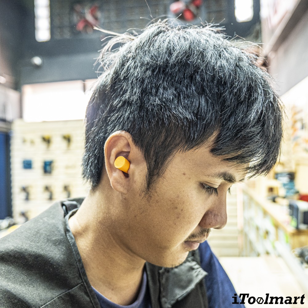 ที่อุดหู ลดเสียง 3M 1100 ชนิดไม่มีสาย บรรจุซองพลาสติก ค่าการลดเสียง 29 เดซิเบล  บรรจุ1แพ็ค 2คู่ 