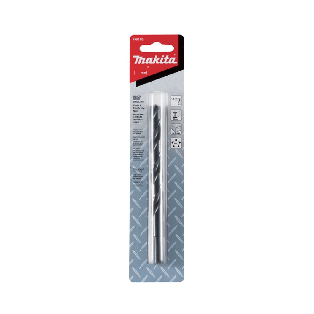 ดอกสว่านเจาะเหล็ก  MAKITA  D60193  HSSG ชุบดำ  ขนาด 12″x6″ นิ้ว