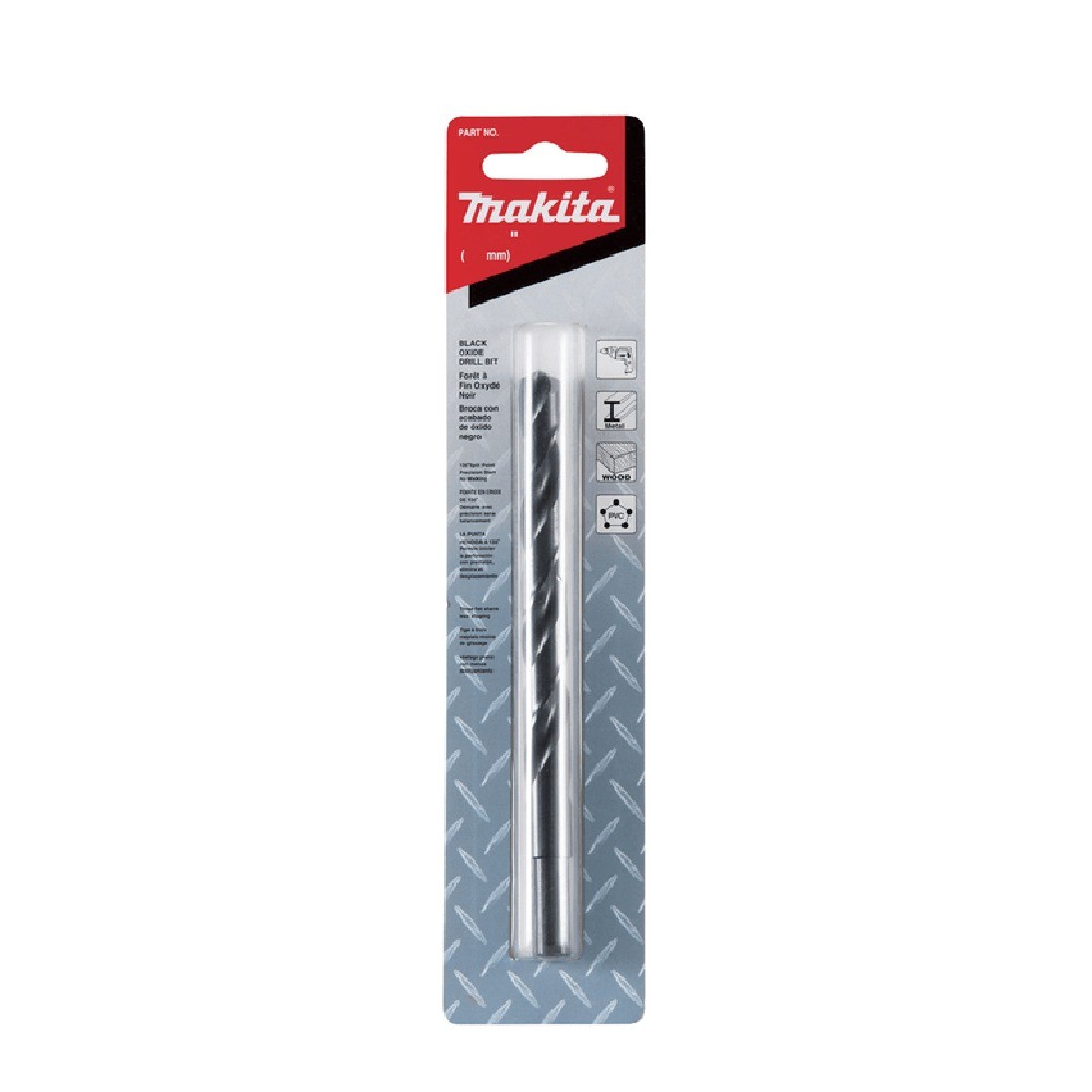 ดอกสว่านเจาะเหล็ก  MAKITA  D60165  HSSG ชุบดำ ขนาด 2964″x558″ นิ้ว