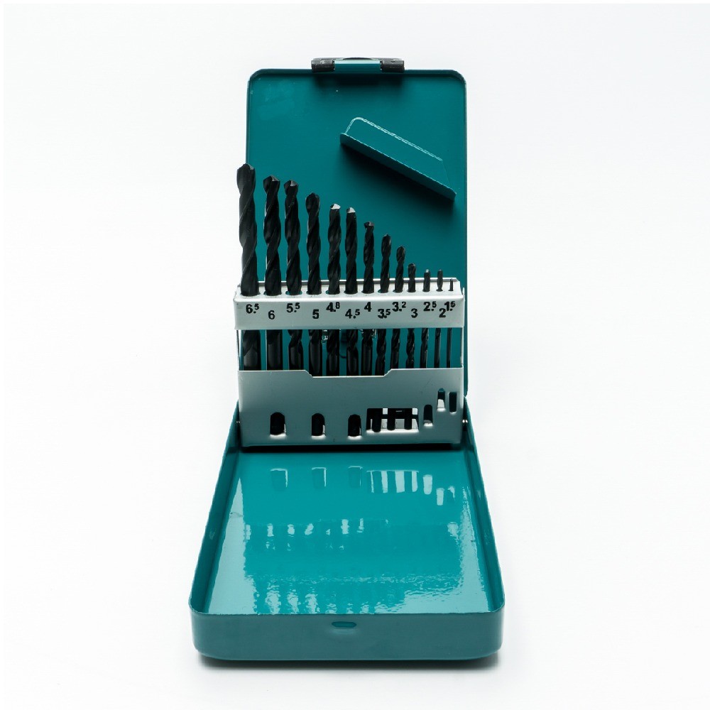 ชุดดอกสว่านเจาะเหล็ก MAKITA  D54075  HSSR สีดำ Metal Case Box 13ดอกชุด ขนาด 1565mm 