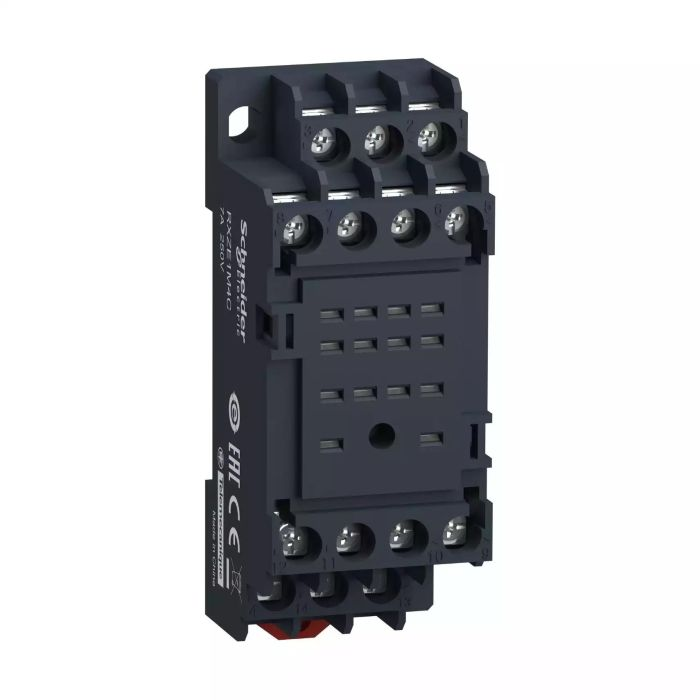 ซ็อกเก็ต SCHNEIDER RXZE1M4C สำหรับรีเลย์ RXM2RXM4 กระแส 7 A แรงดัน 250 V