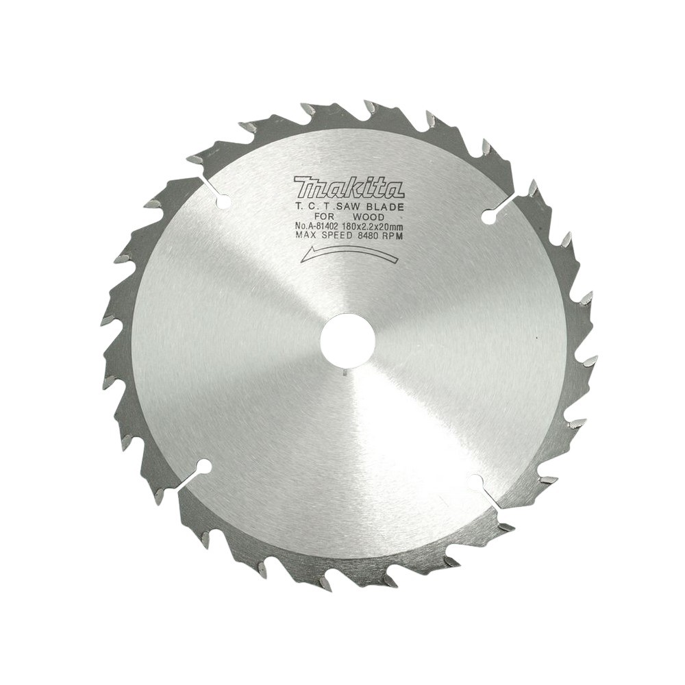 ใบเลื่อยวงเดือน MAKITA  A81935 สำหรับตัดไม้ TCT ขนาด 180x20x48T 