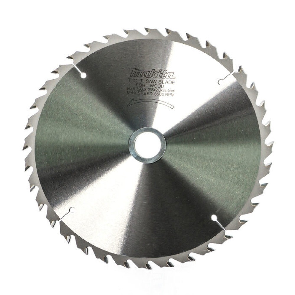 ใบเลื่อยวงเดือน MAKITA  A82002 สำหรับตัดไม้  TCT ขนาด 235×254x36T 
