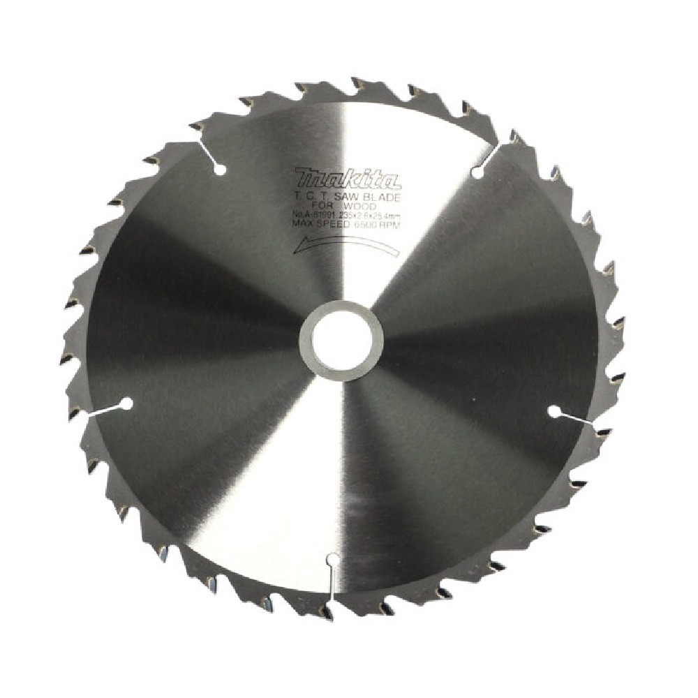 ใบเลื่อยวงเดือน MAKITA  A81991 สำหรับตัดไม้  TCT ขนาด 235×254x30T 