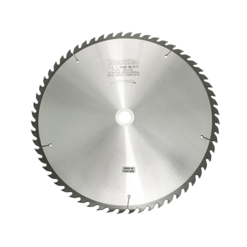 ใบเลื่อยวงเดือน MAKITA A82149 สำหรับตัดไม้  TCT ขนาด 355×254x60T 
