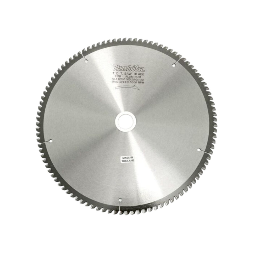 ใบเลื่อยวงเดือน MAKITA  A82557 สำหรับตัดมิเนียม  TCT ขนาด 305×254x100T 