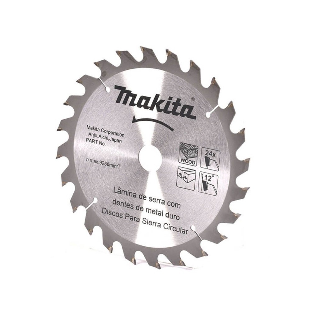 ใบเลื่อยวงเดือน MAKITA A82513 สำหรับตัดไม้  TCT ขนาด 255×254x24T 