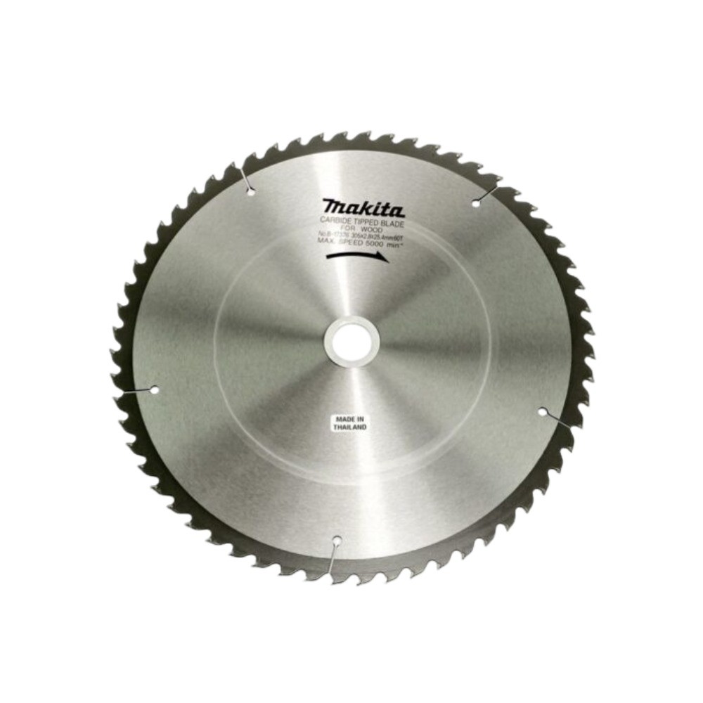 ใบเลื่อยวงเดือน MAKITA  B17376 สำหรับตัดไม้  TCT ขนาด 305×254x60T 