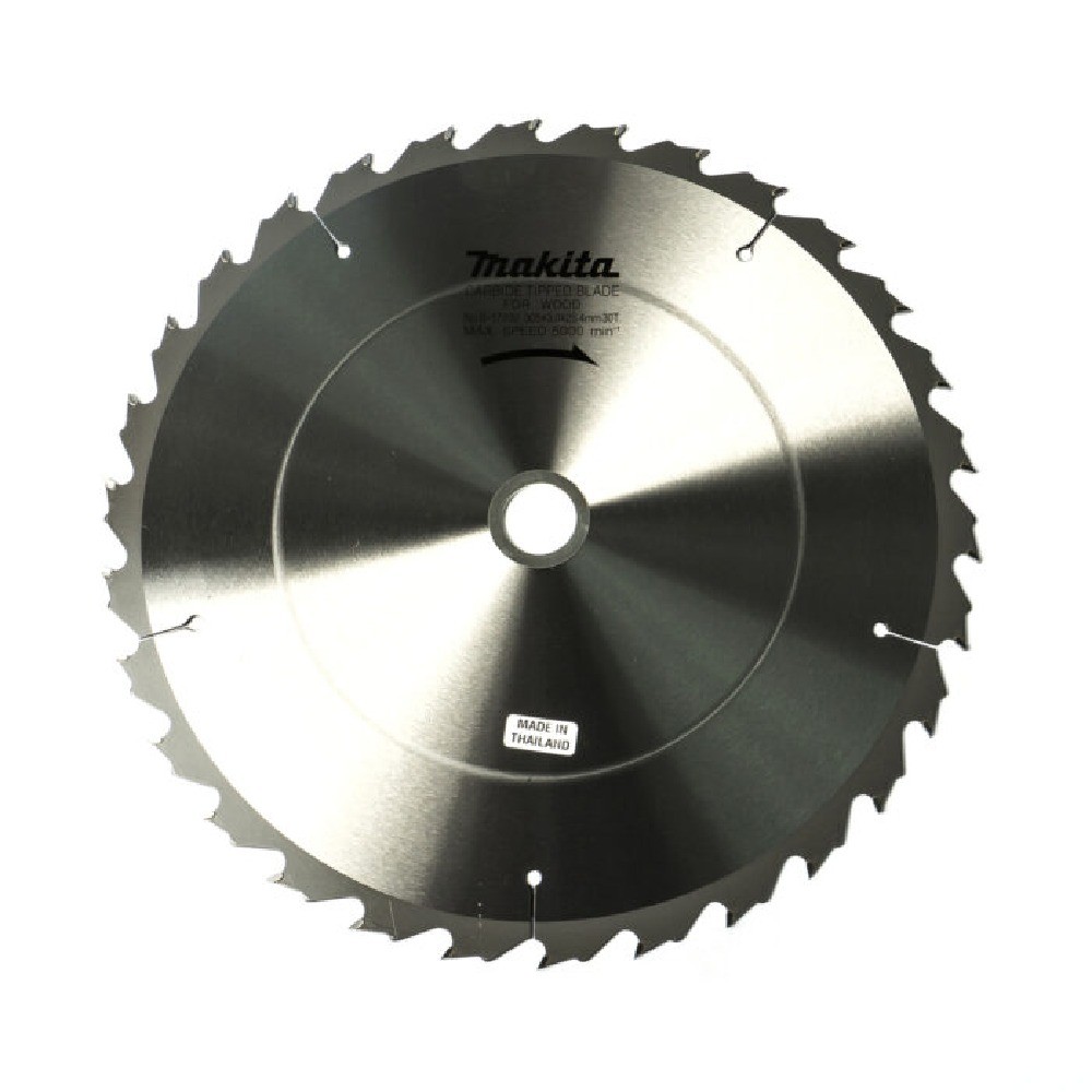 ใบเลื่อยวงเดือน MAKITA  B17332 สำหรับตัดไม้  TCT ขนาด 305×254x30T 