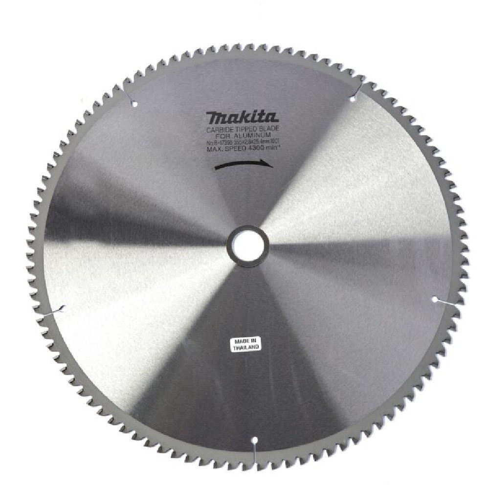 ใบเลื่อยวงเดือน MAKITA  B17398 สำหรับตัดมิเนียม TCT ขนาด 355×254x100T 