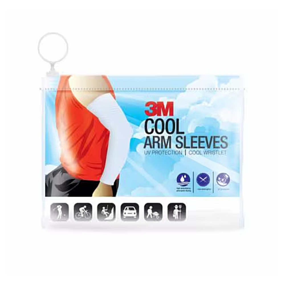 ปลอกแขนป้องกัน UV สีขาว  คู่  3M™ 7012803377