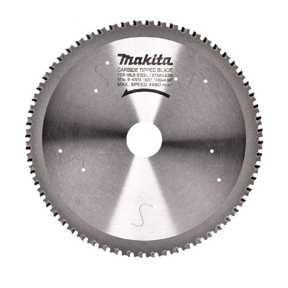 ใบเลื่อยวงเดือน MAKITA B47014 สำหรับตัดสเตนเลสเหล็กบาง ขนาด 150x20x60T 