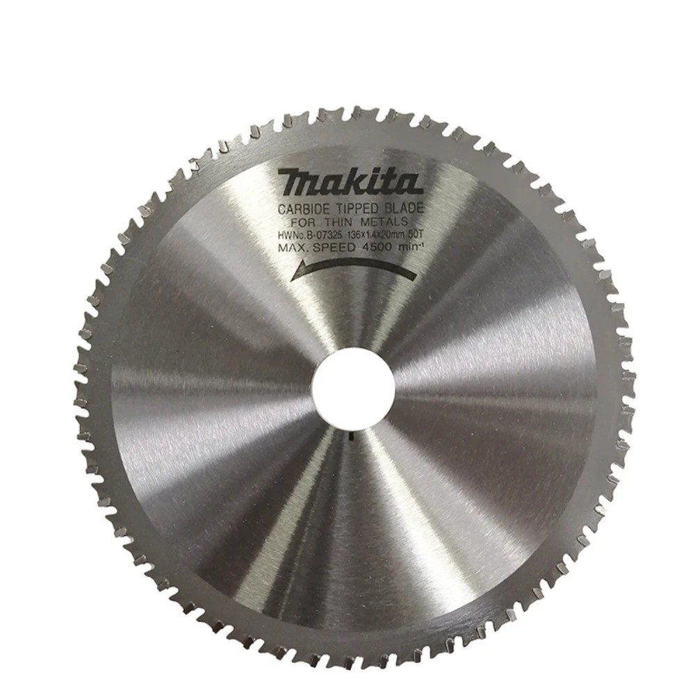 ใบเลื่อยวงเดือน MAKITA  B07325 สำหรับตัดเหล็กบาง  ขนาด 136x20x50T 