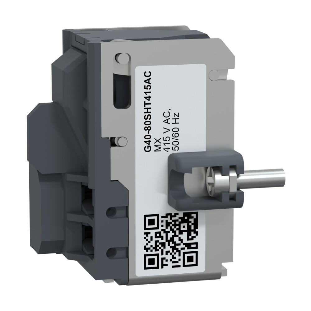 ชั้นทริป SCHNEIDER G40 80SHT415AC อุปกรณ์เสริมสำหรับเบรกเกอร์รุ่น MCCB 400 800 MX แรงดัน 415V AC