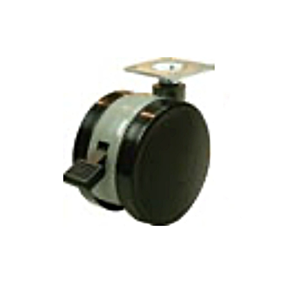 ลูกล้อเฟอร์นิเจอร์ แบบแป้น HAFELE FURNITURE CASTORS 496 55 013 มีเบรก ขนาด 76 มม 