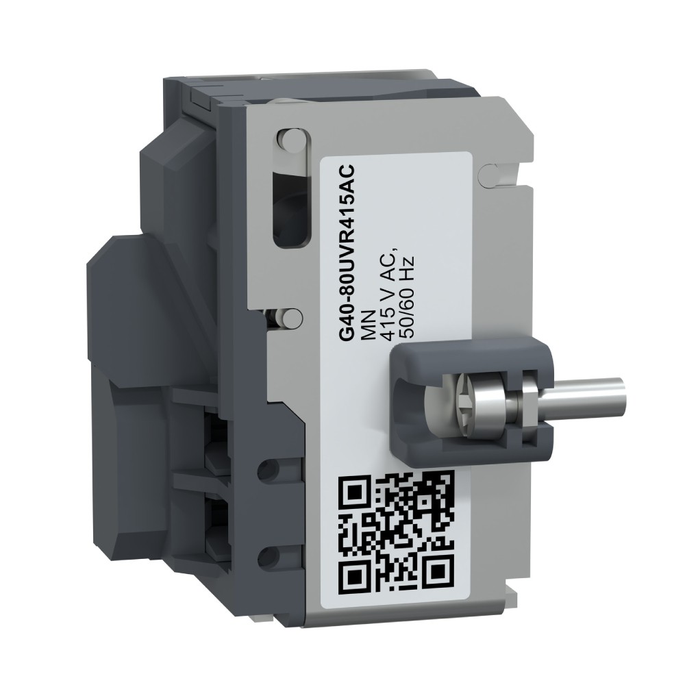 อันเดอร์โวล SCHNEIDER G40 80UVR415AC สำหรับเบรกเกอร์รุ่น MCCB 400 800 MN แรงดัน 415V AC