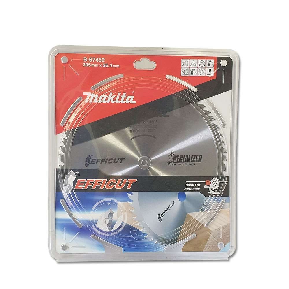 ใบเลื่อย MAKITA  B67452  Efficut ขนาด 305×254x60T LS1219L