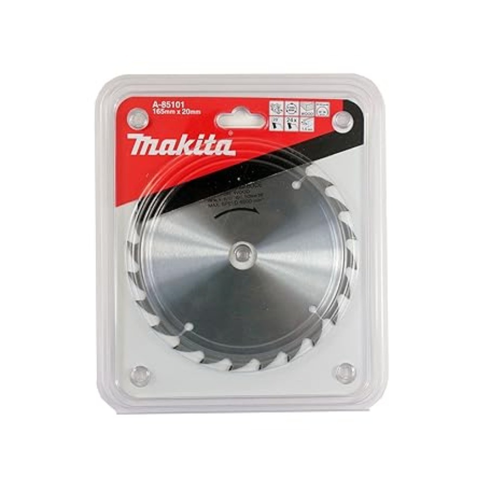 ใบเลื่อย MAKITA A85101 สำหรับตัดไม้ ขนาด 165x20x24T DHS680