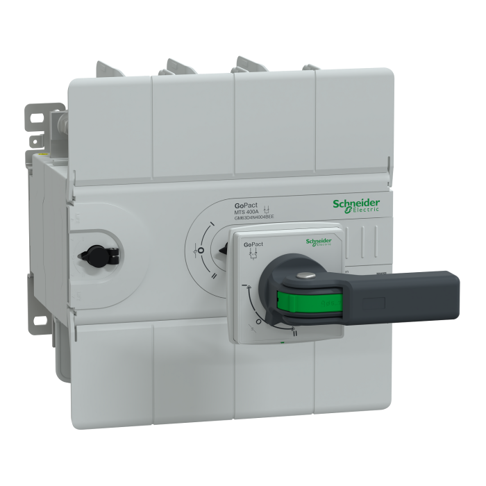 สวิตซ์สลับแหล่งจ่ายไฟ SCHNEIDER GM63D4N4004BEE GoPact MTS 630 แบบแมนนวล 4P 400A
