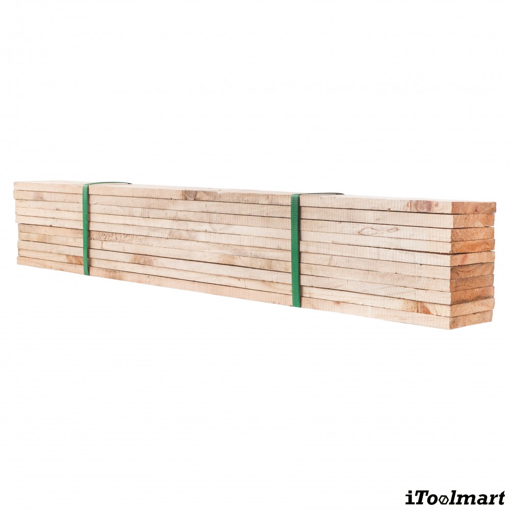 ไม้สนพาเลท BASIC INDUSTRIAL ขนาด 1 2 x 4 นิ้ว ยาว 100 ซม   จำนวน 10 ท่อน 