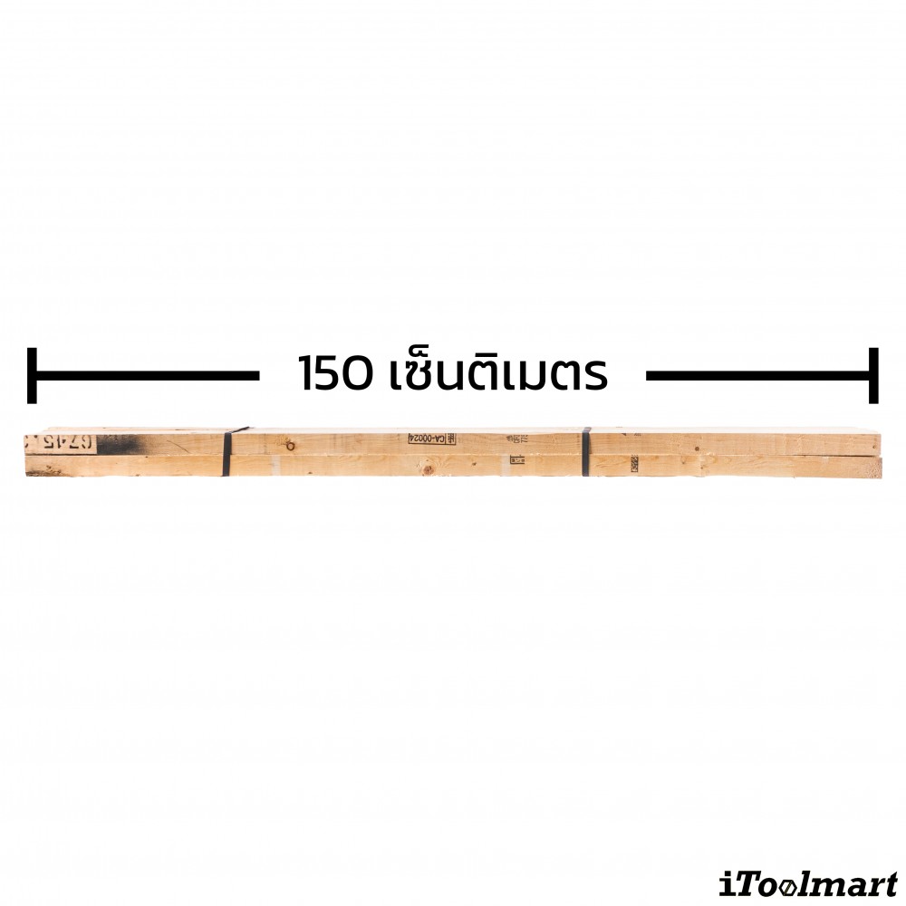 ไม้สนพาเลท BASIC INDUSTRIAL ขนาด 1 1 2 x 1 1 2 นิ้ว ยาว 150 ซม   จำนวน 10 ท่อน 