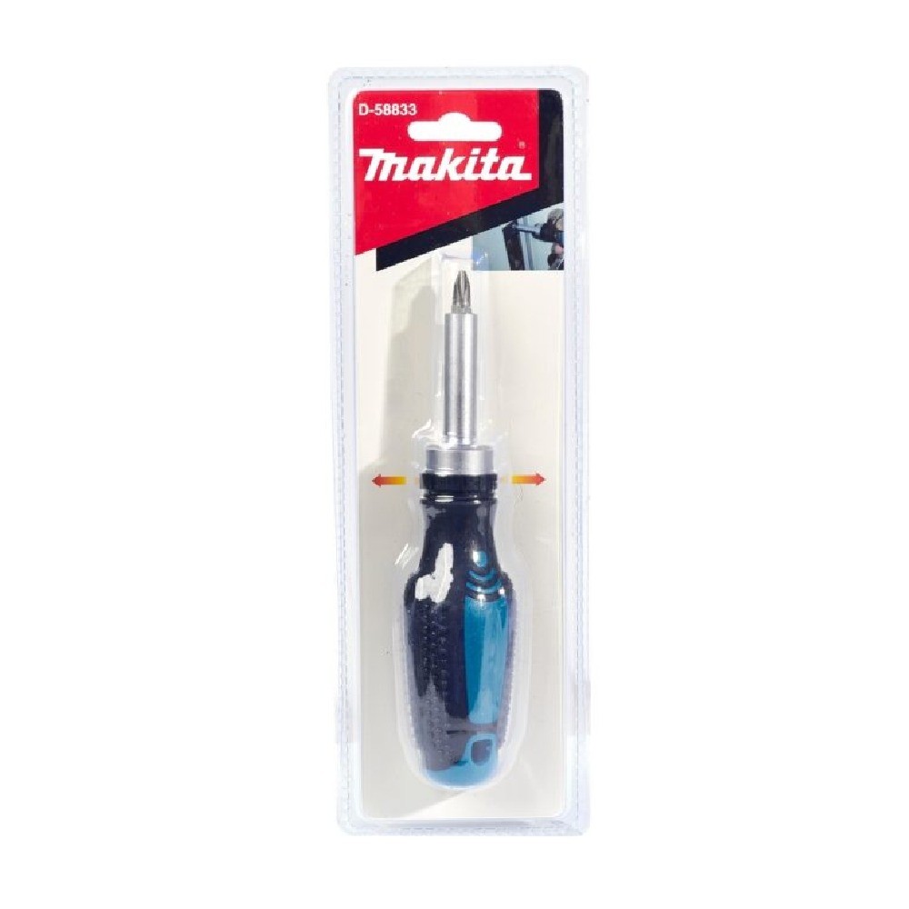 ไขควง MAKITA D58833 ด้ามฟรีพร้อมดอกไขควง ขนาด PH2x25mm