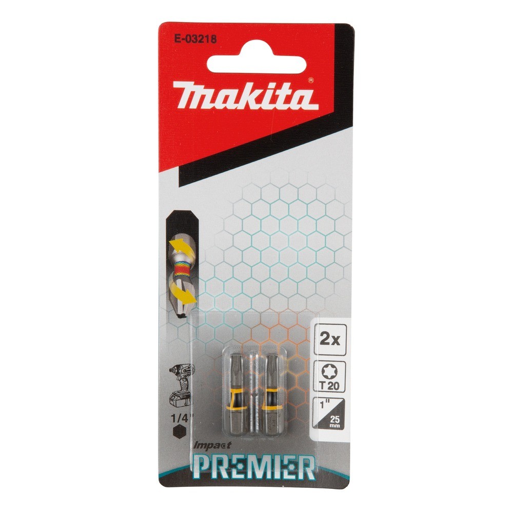 ดอกไขควง MAKITA  E03218  CForm Impact Premier Torsion ขนาด T20 x 25mm