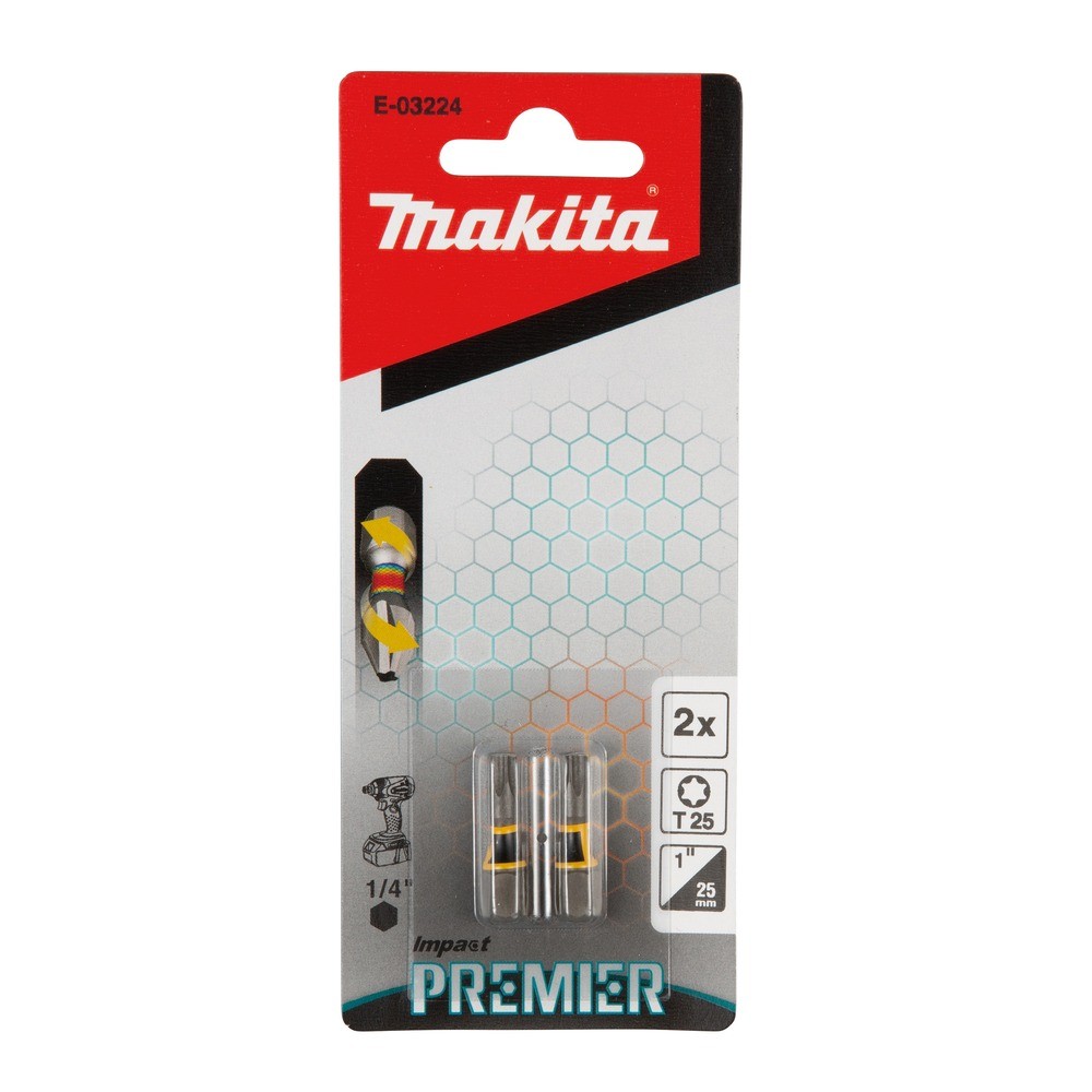 ดอกไขควง MAKITA  E03224  CForm Impact Premier Torsion ขนาด T25 x 25mm