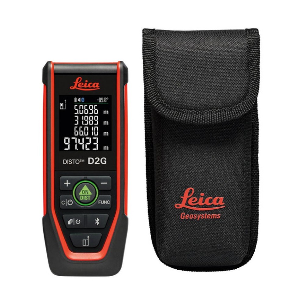 เครื่องวัดระยะเลเซอร์ Leica DISTO D2G Laser Distance Meter ระยะการวัด 120 เมตร  แสงเลเซอร์สีเขียว