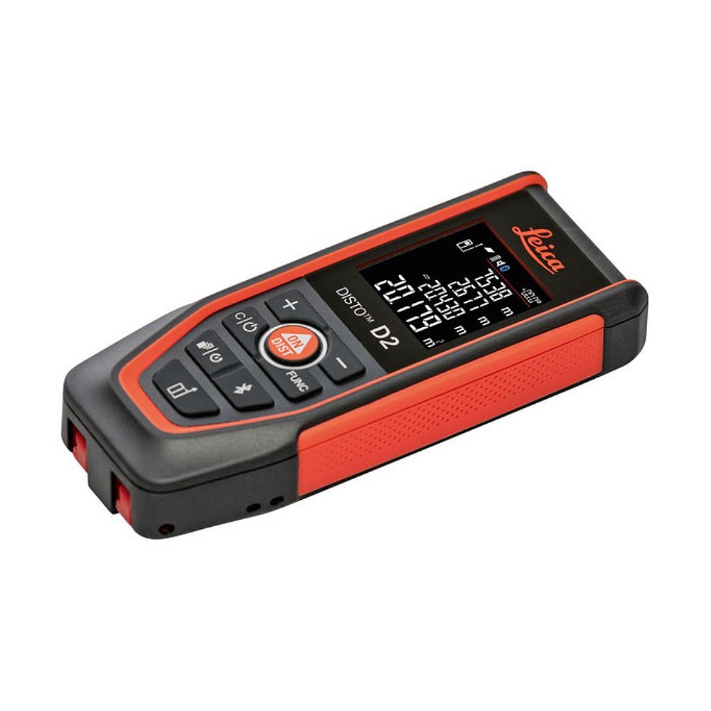 เครื่องวัดระยะเลเซอร์ Leica DISTO D2 Laser Distance Meter ระยะการวัด 150 เมตร  แสงเลเซอร์สีแดง